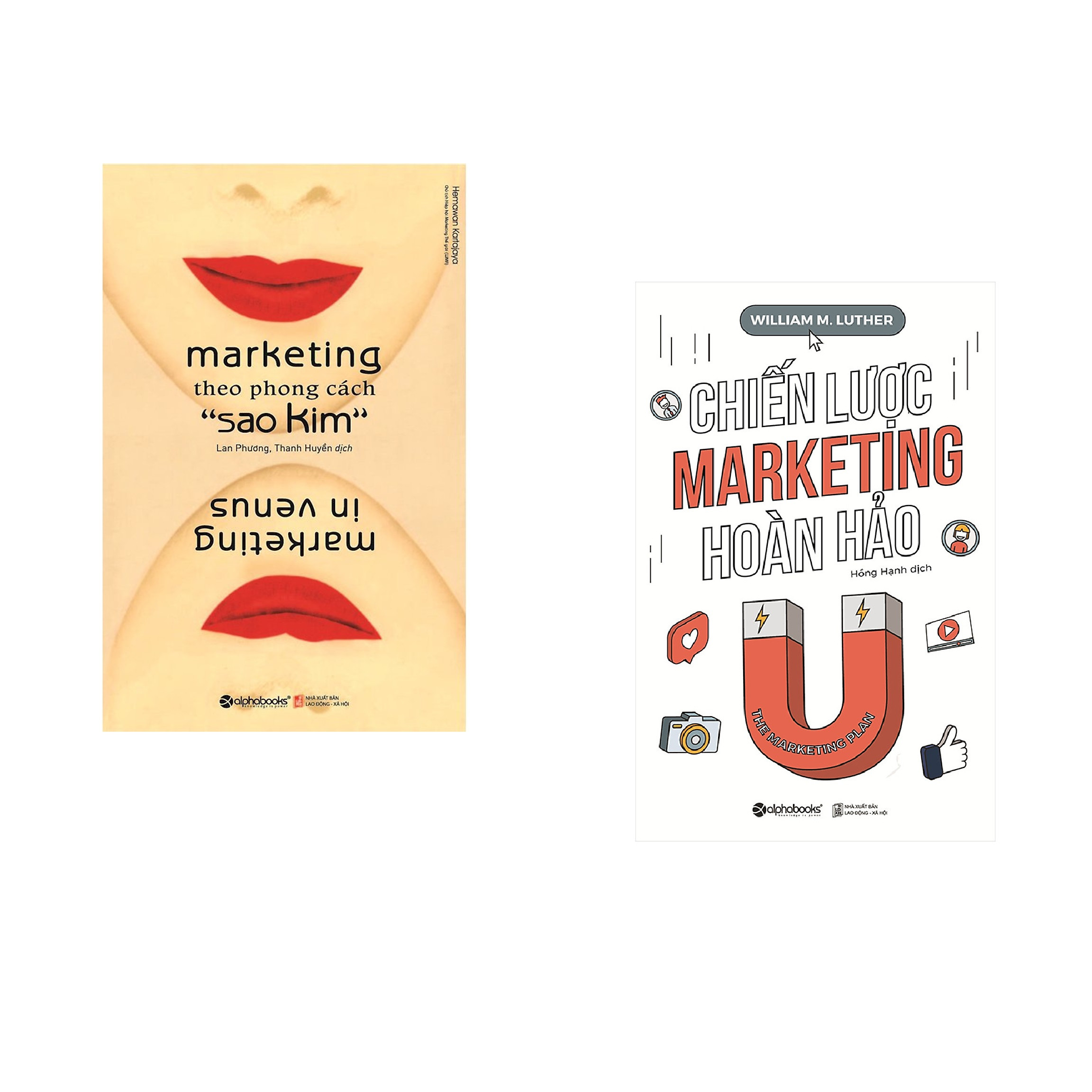 Combo 2 cuốn sách: Marketing Theo Phong Cách Sao Kim  + Chiến Lược Marketing Hoàn Hảo