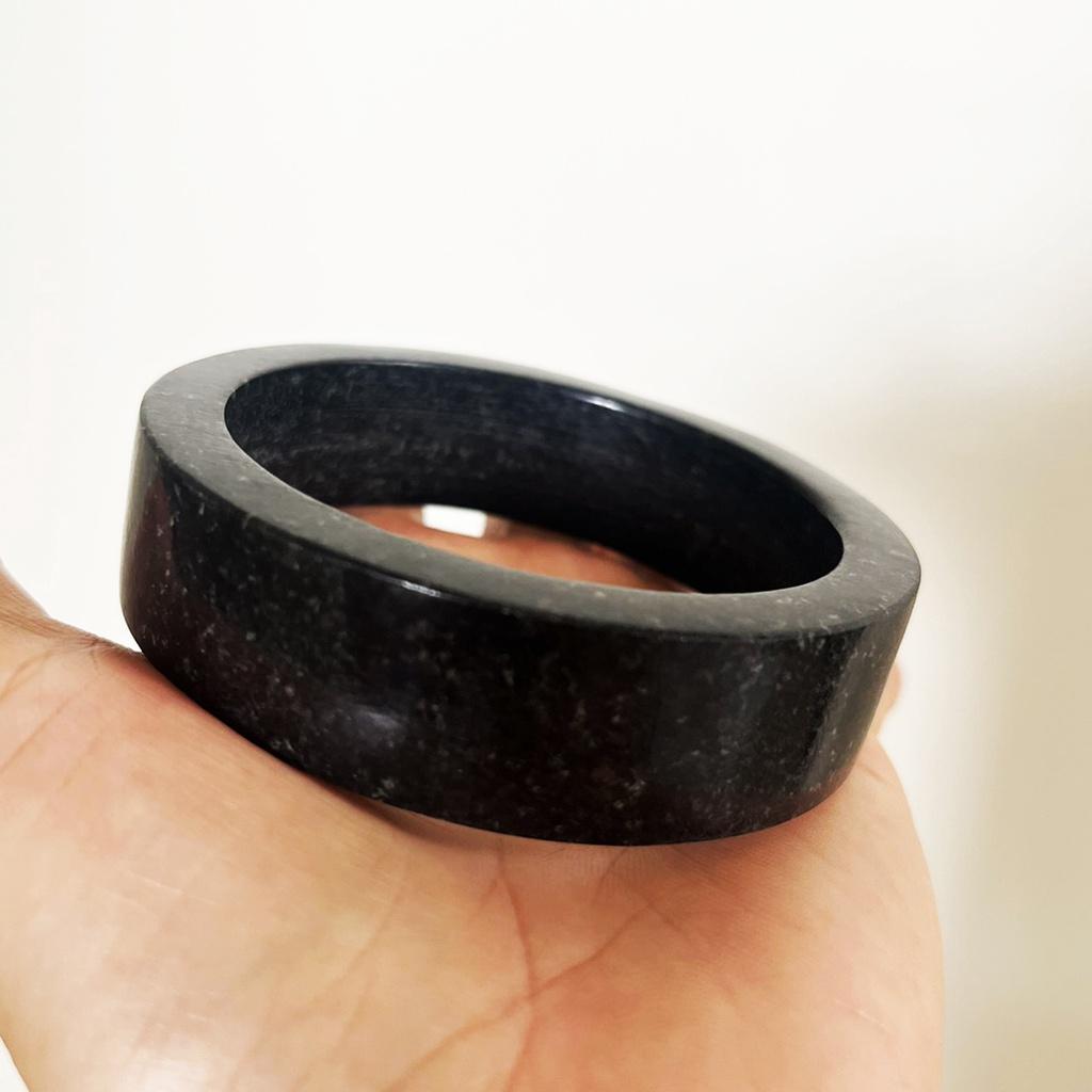 Vòng tay đá đen đá thật cho nam bản vuông 2 cm cho mệnh kim, Mộc, Thổ, Hỏa,Thủy nhiều size nhiều màu.