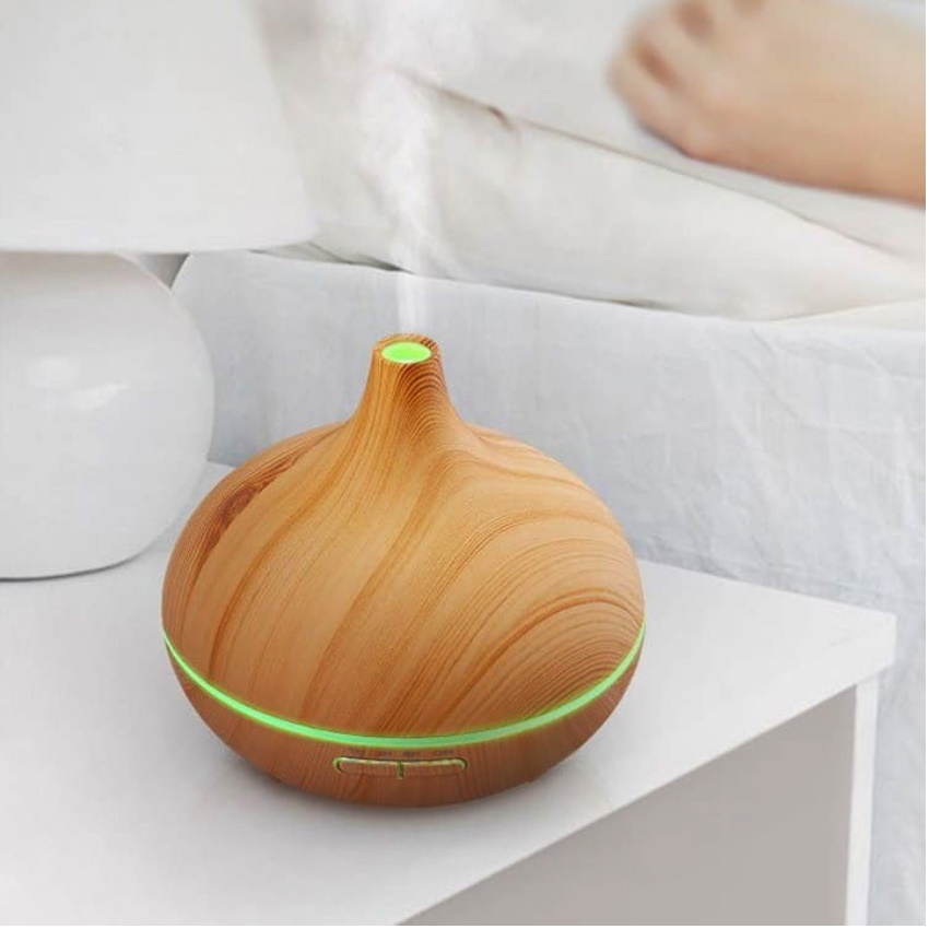 Máy xông và khuếch tán tinh dầu siêu âm hình Bí Ngô - 550ml kèm điều khiển từ xa 206793