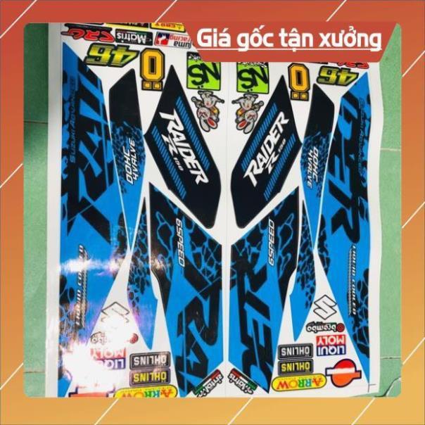 Tem rời Raider Fi xanh đen sản phẩm như hình 100%