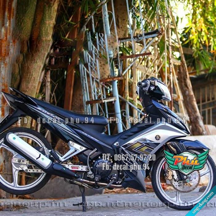 Tem Rời Exciter 135 2011-2014 LC đen bạc