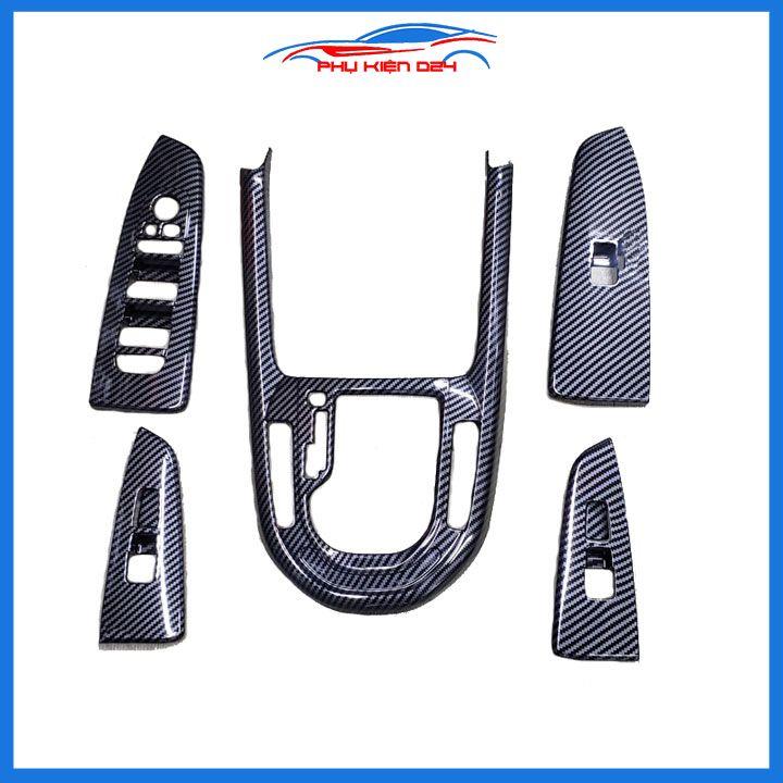 Ốp nội thất Kia K3 2021-2022-2023-2024 vân Cacbon nhựa ABS bảo vệ chống trầy xước và làm đẹp xe