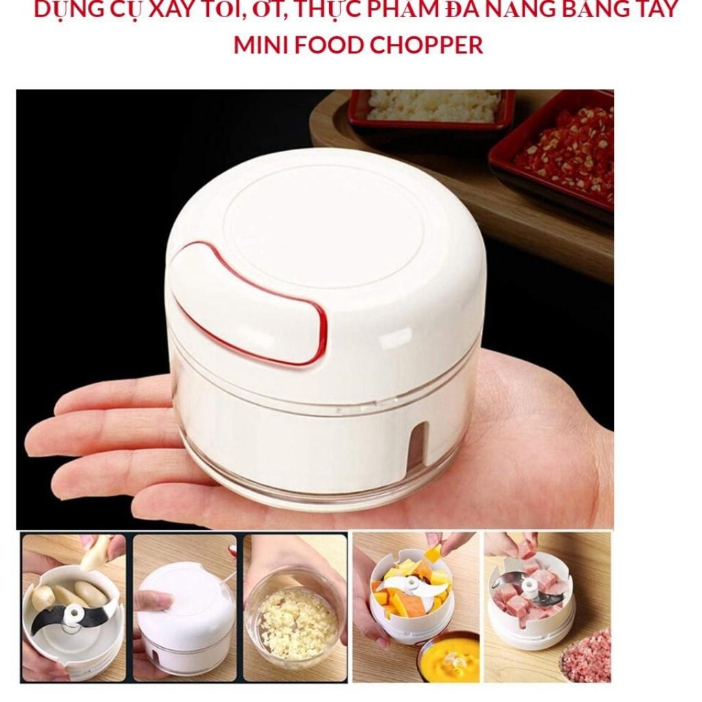 Máy Say Tỏi Ớt Đa Năng Bằng Tay Mini