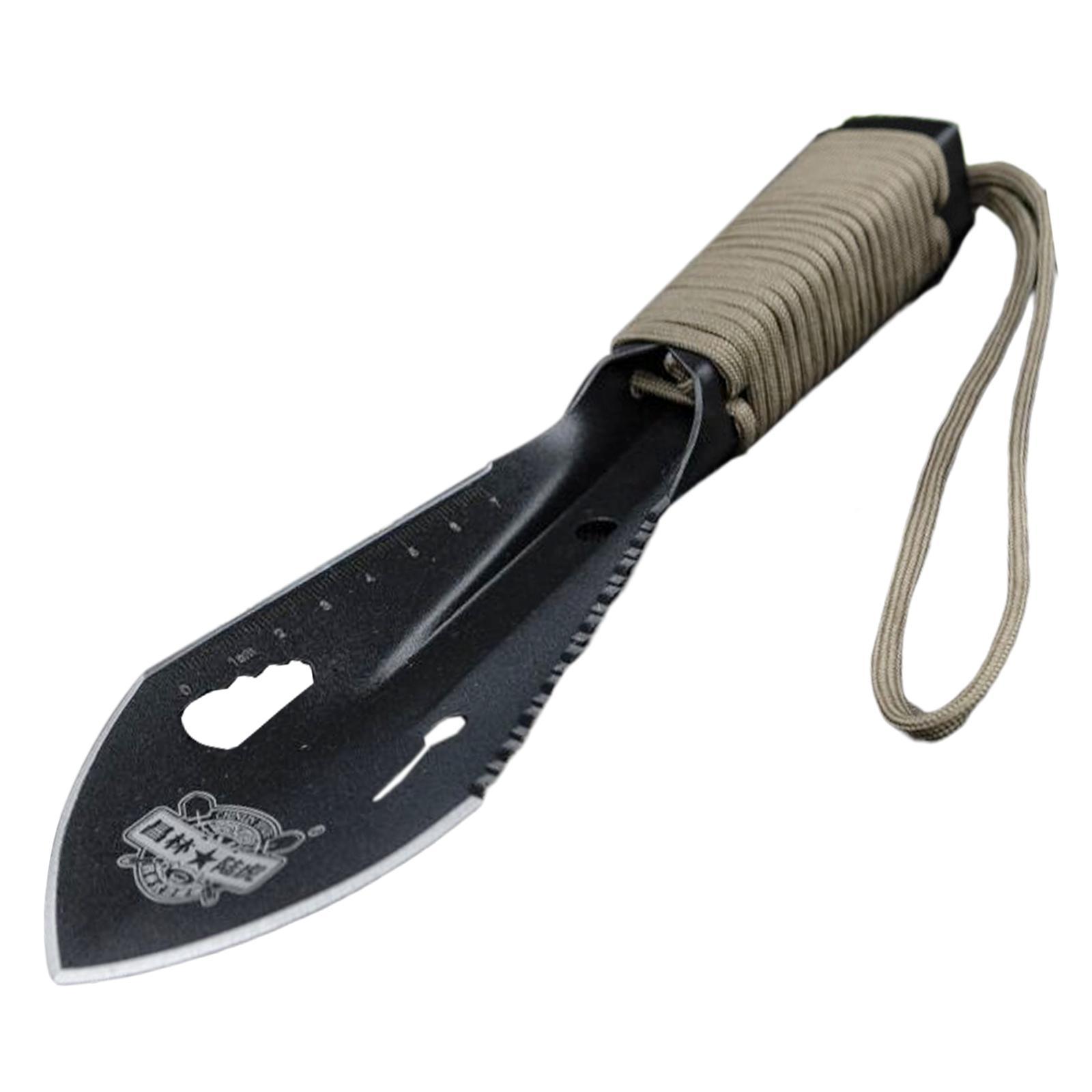 Backpacking Shovel, Camping Hand Trowel, Lightweight Hiking Shovel, Small Multitool for Digging, Gardening, Survival and Outdoor