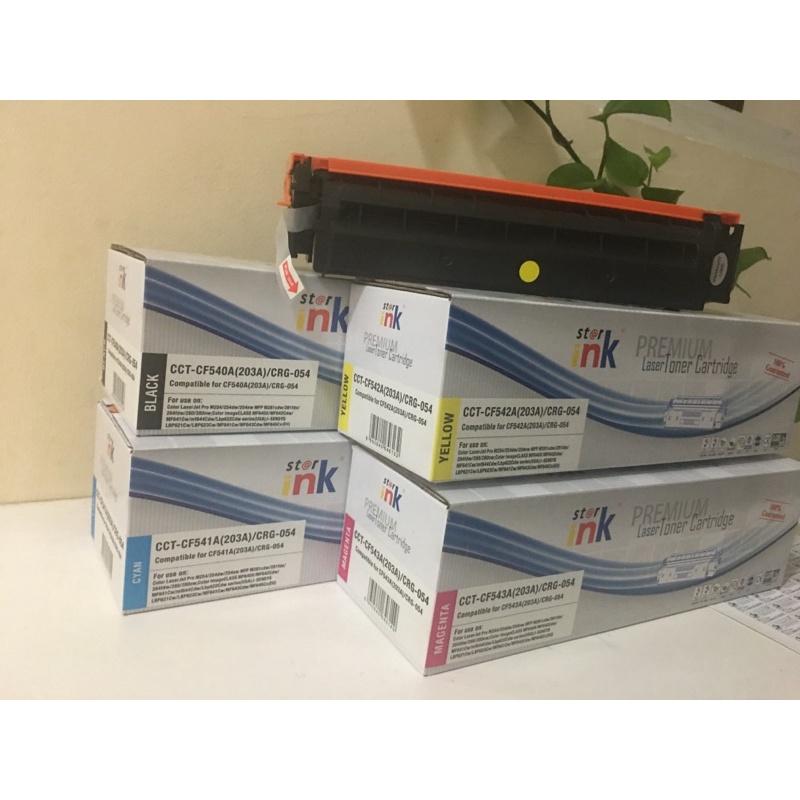 Hộp mực Star-ink dùng cho máy in màu HP M281fdw, HP M254dw, HP M254nw_ Chíp máy nhập khẩu _ xanh/đỏ/vàng/đen - CF540A/CF541A/CF542A/CF543