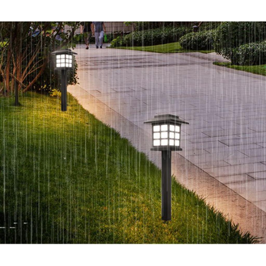 2PC Solar Garden Lights Outdoor Landscape Pathway Lights for Walkway Patio White
