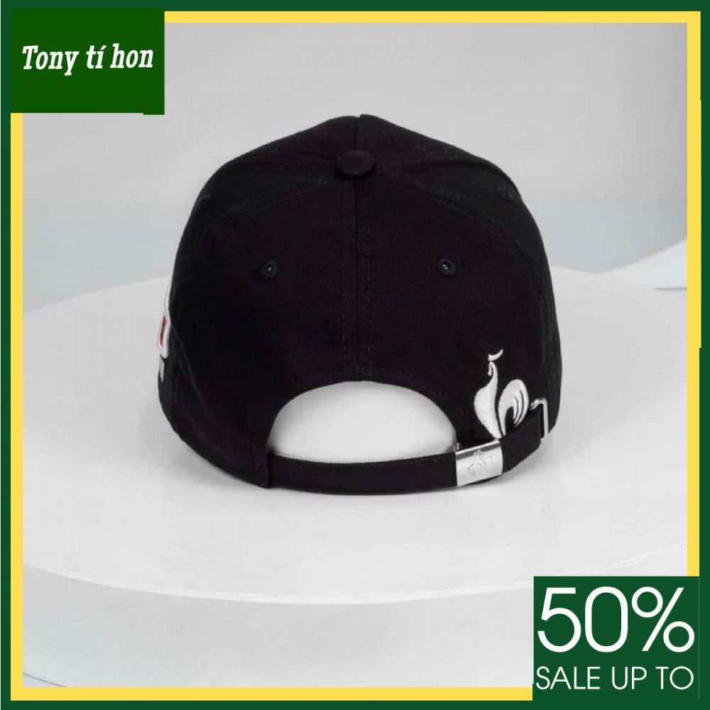 Tony tí hon - Mũ/nón kết lưỡi trai LeCoq thêu con gà trống thời trang nam nữ cao cấp - màu đen