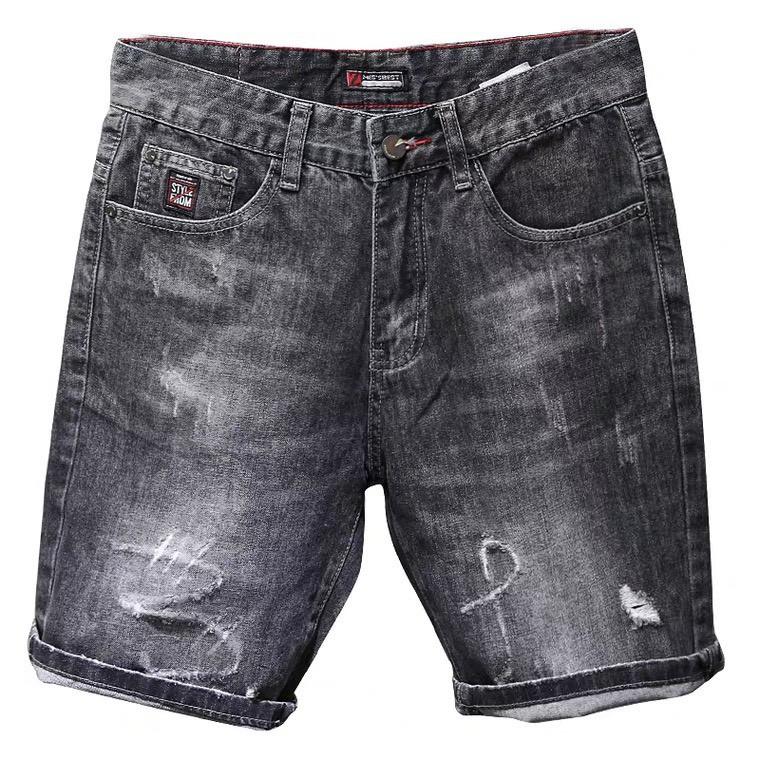 Quần Short Jean Nam, Quần Bò Ngố Nam Cao Cấp Mẫu Mới Siêu Đẹp OBOK Fashion QSN3335