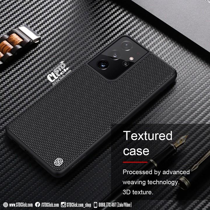 ỐP LƯNG DÀNH CHO ĐIỆN THOẠI SAMSUNG GALAXY S21 ULTRA 5G NILLKIN TEXTURED NYLON FIBER