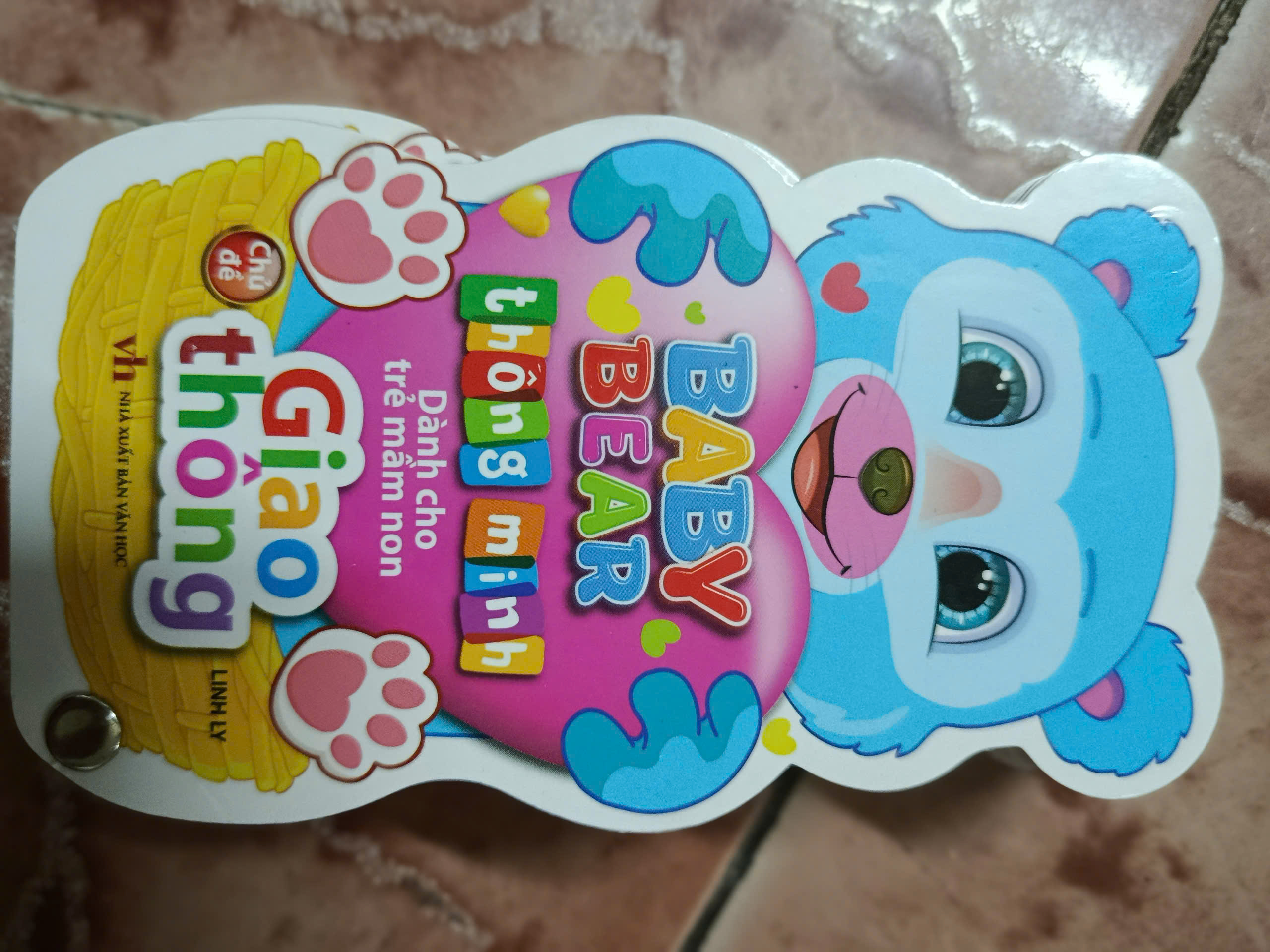Bộ Baby Bear Thông Minh Dành Cho Trẻ Mầm Non - Bộ 6 Cuốn + Tặng Sticker Ngẫu Nhiên