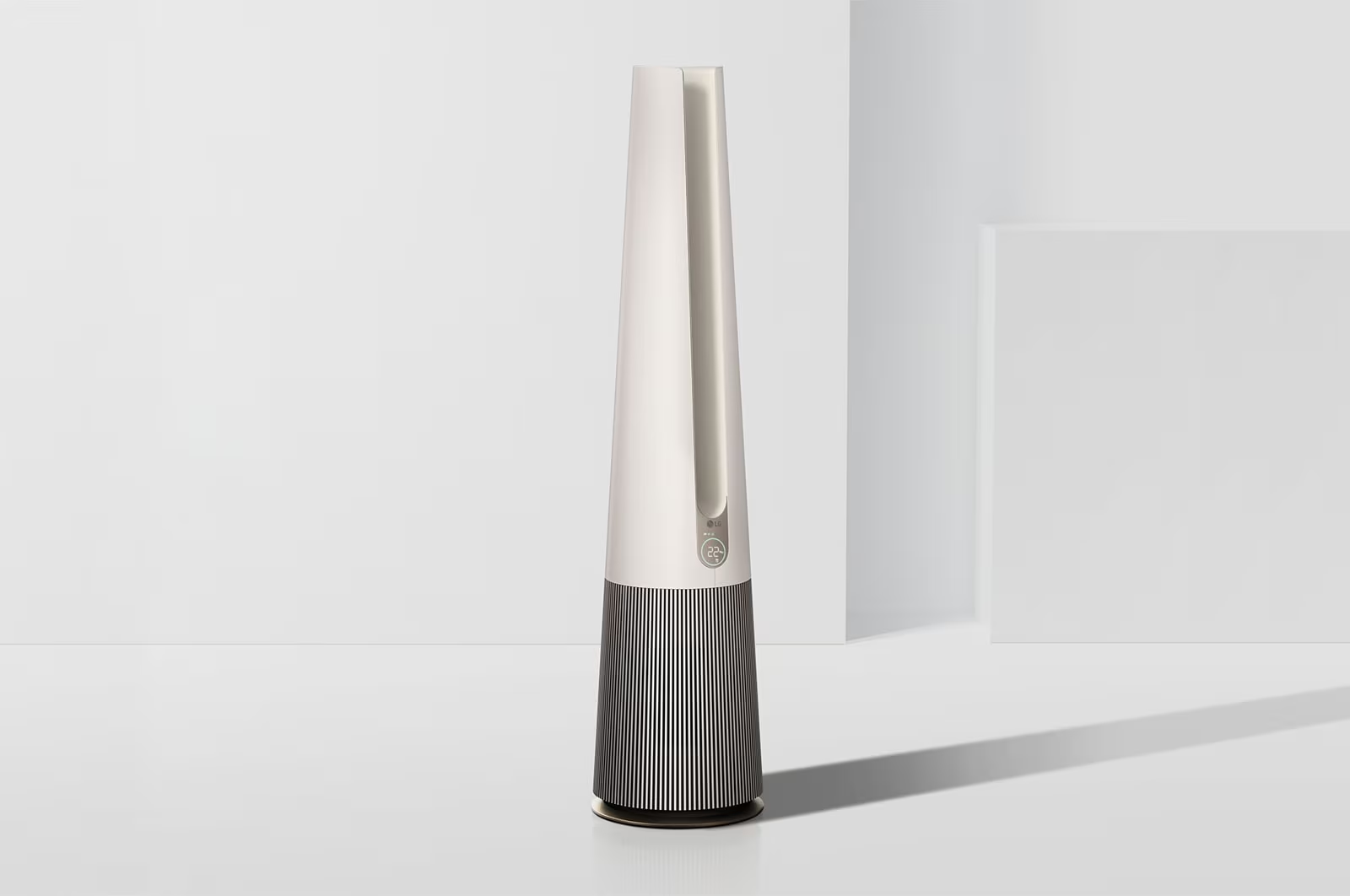 [Chỉ giao Miền Bắc/Nam] Quạt lọc khí LG PuriCare AeroTower Hit Công nghệ UVnano Màu be - FS15GPBK0 - Hàng chính hãng