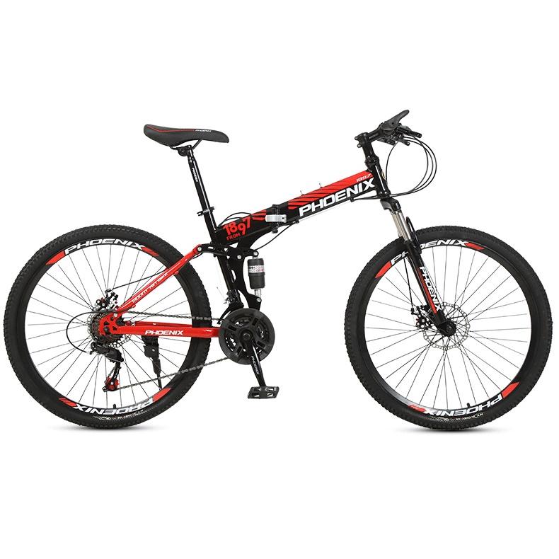 Xe đạp thể thao Phoenix 26 inch gấp gọn, xe đạp thể dục 24 tốc độ có nhiều loại vành đúc vành căm, đa dạng màu sắc