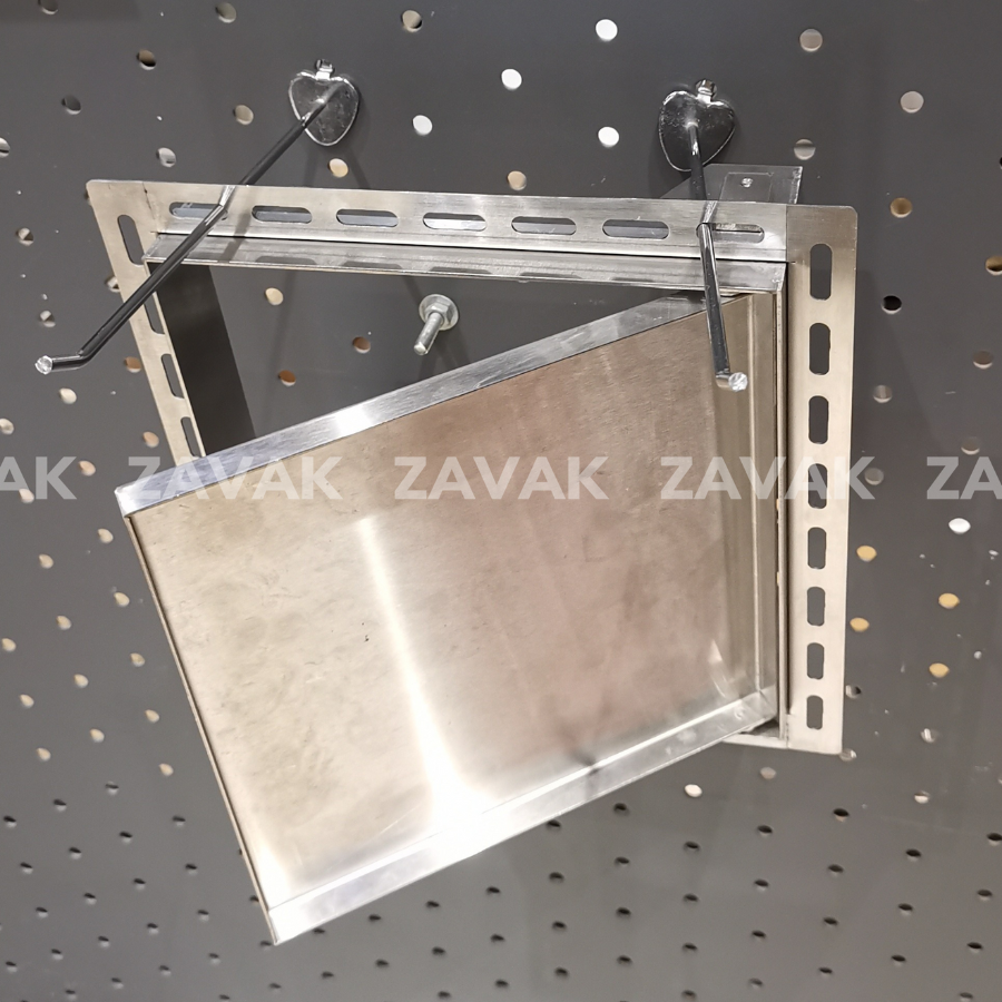 Nắp Cửa Thăm Hộp Kỹ Thuật Âm Tường ZAVAK AWD-200x200 Cửa Che Van Cấp Nước, Cửa Kỹ Thuật Bồn Tắm Inox