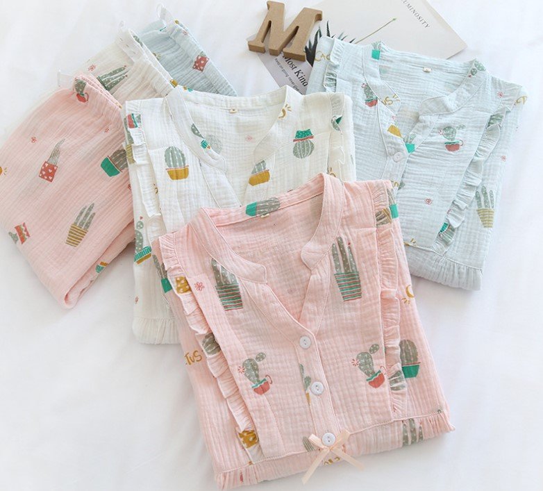 Hình ảnh Bộ Đồ Bầu Và Cho Con Bú, Pijama Sau Sinh Azuno AZ2309 Chất Đũi Mềm Mại, Có Khe Mở Ngực Hàng Cao Cấp Cho Mẹ