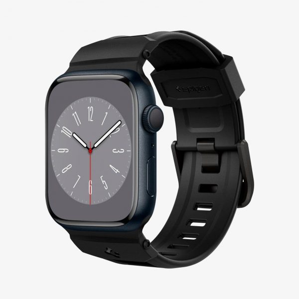 Dây đeo cao cấp Spigen Band Rugged Band cho Apple Watch Ultra 2/1 (49mm/45mm/44mm/42mm) – Thiết kế tinh tế, dẻo dai, Hàng chính hãng