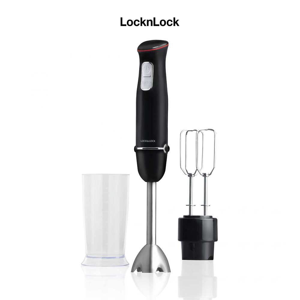 Máy xay cầm tay LocknLock - Hand Blender EJM559BLK (1000W) - Màu đen - Hàng chính hãng