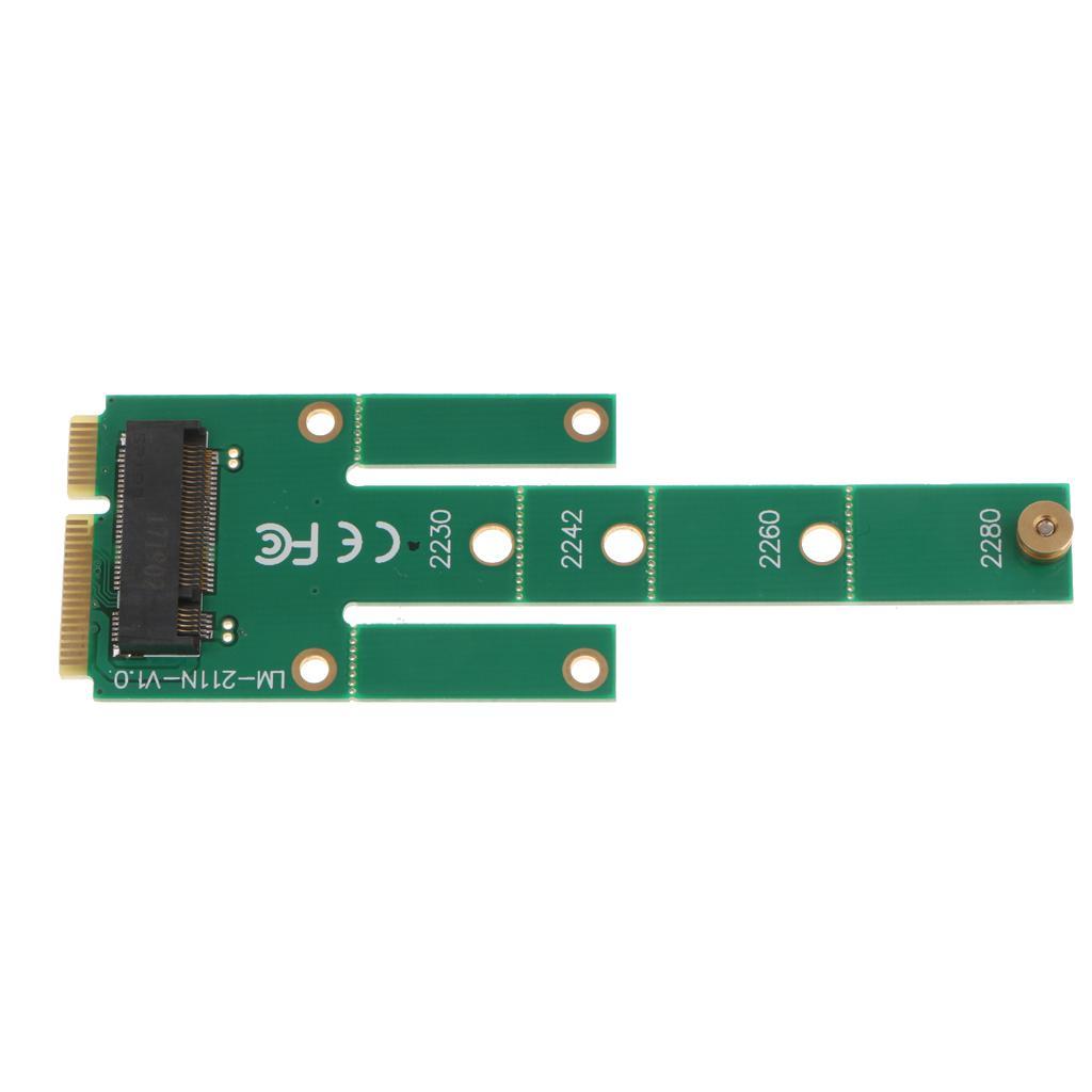 Mini mSATA PCI-E  3.0 SSD to  M.2  Male Adapter Converter Card