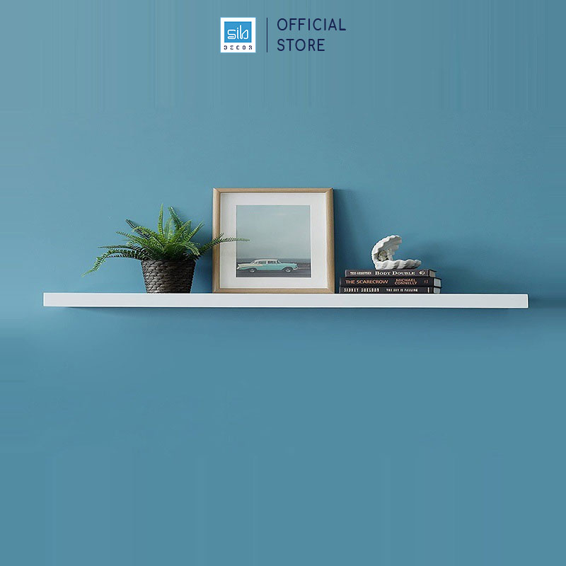 [Mua 2 giảm 10%] Kệ Treo Thanh Ngang Dài 100 cm Rộng 20cm, Dày 25mm SIB Decor KT005