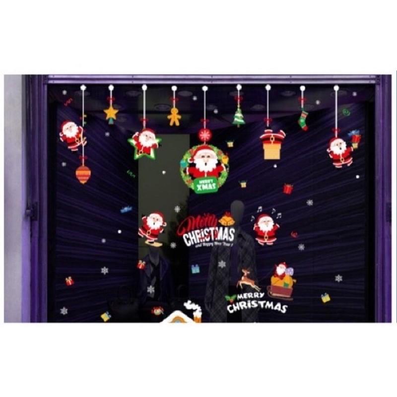 Decal trang trí tường Noel - Nhiều mẫu chào lễ Giáng Sinh vui nhộn