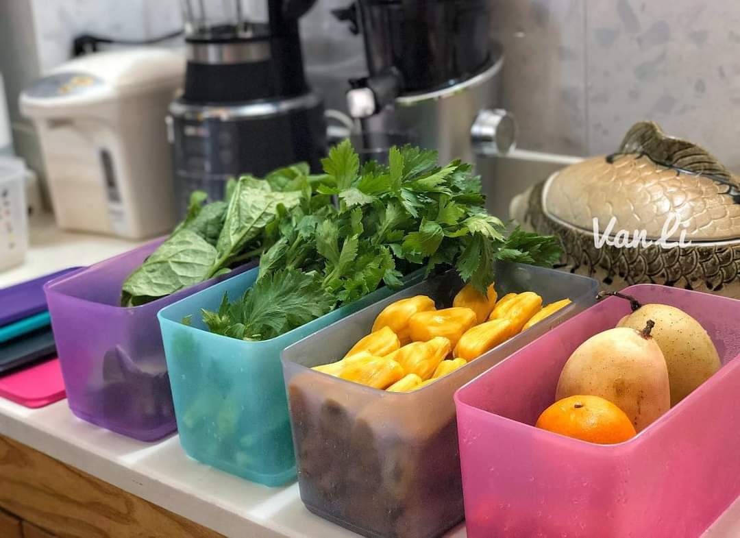 Bộ Trữ Khô & Mát Tupperware Funtastic Four 3.1L Set 4