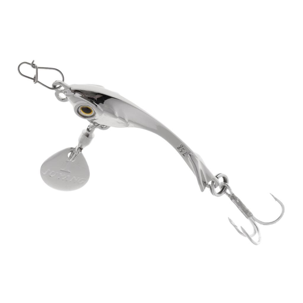 Durable Fake Fishing Lures Metal Spoon Baits Lures Set With Fishing Hook