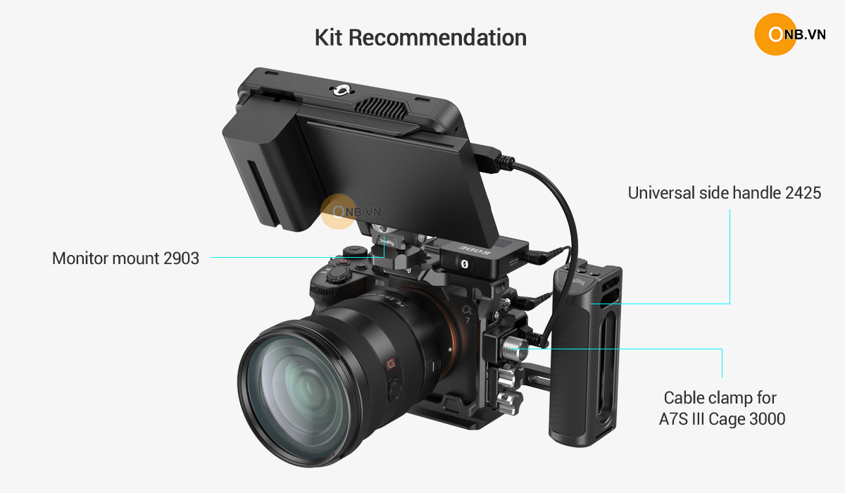 SmallRig Half Cage So-ny Alpha a74 a7s3 a7r4 3639