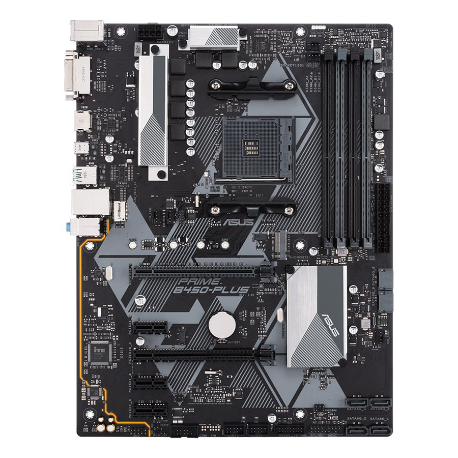 Bo Mạch Chủ Mainboard ASUS PRIME B450-PLUS - Hàng Chính Hãng