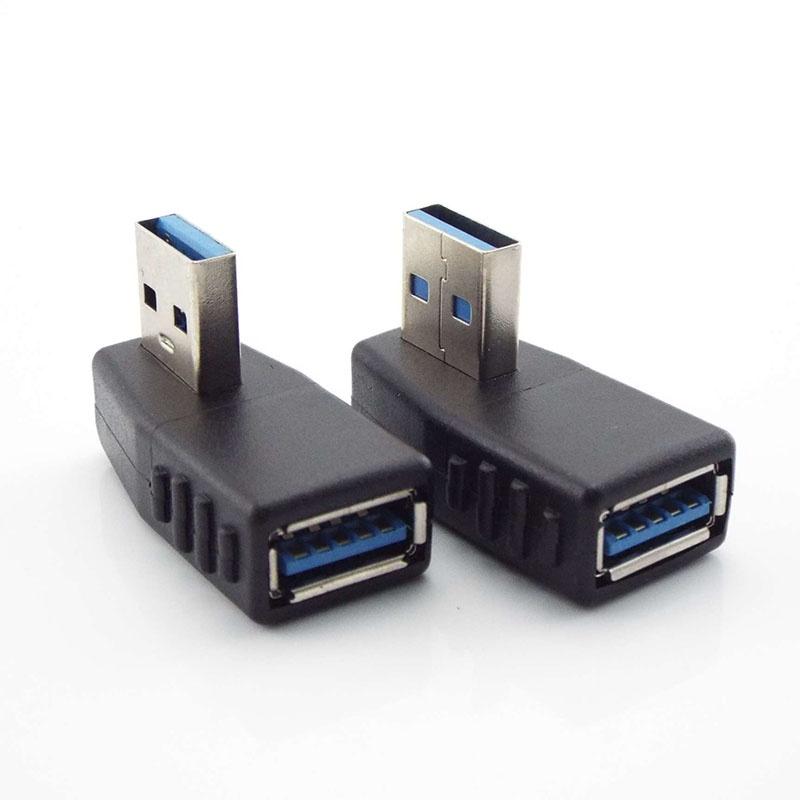 Đầu Nối Mở Rộng Usb 3.0 A Male Sang Female 90 Độ Cho Laptop PC