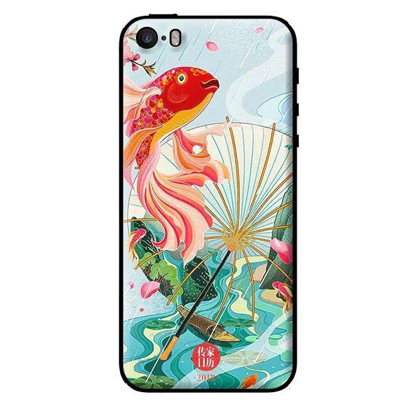 Ốp in cho iPhone 5s Cá Chép Đỏ - Hàng chính hãng