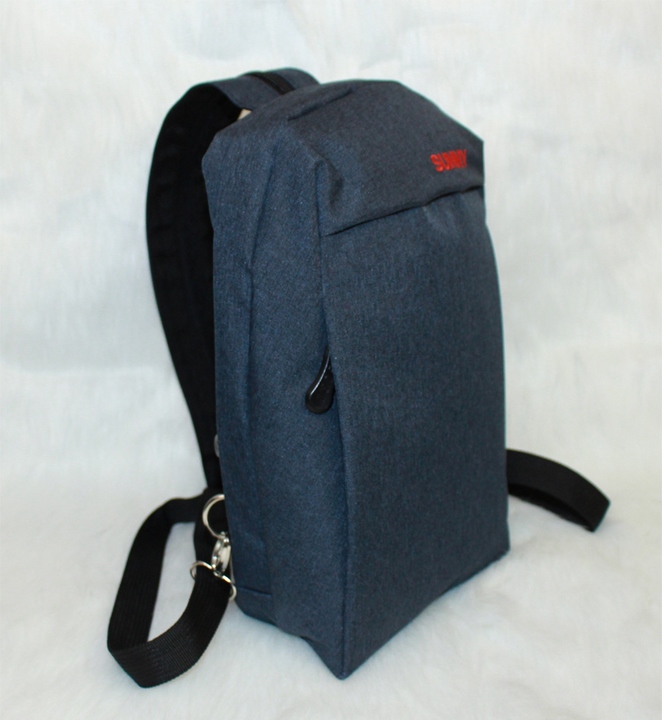 Túi đeo chéo nam, nữ hình chữ nhật dây đeo chéo 2 nên, dây kéo giữa dây đeo balo, ngăn lớn đựng vừa Ipad mini, chất liệu vải canvas chống thấm T548