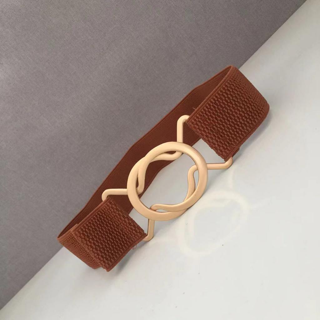 Thắt lưng chun co giãn free size khóa tròn