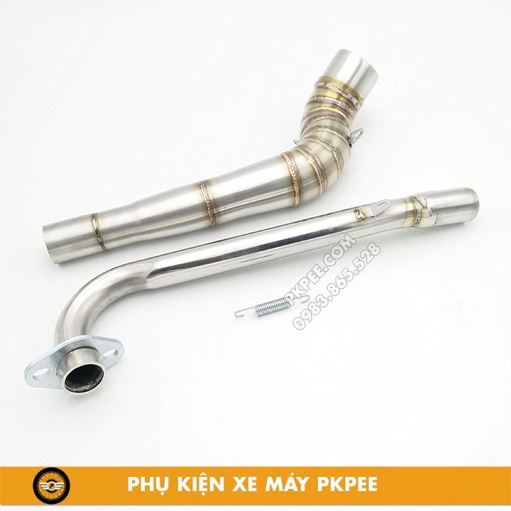 Cổ Pô Tăng 2 Khúc Inox 304 Gắn S110, RSX110, Blade 110