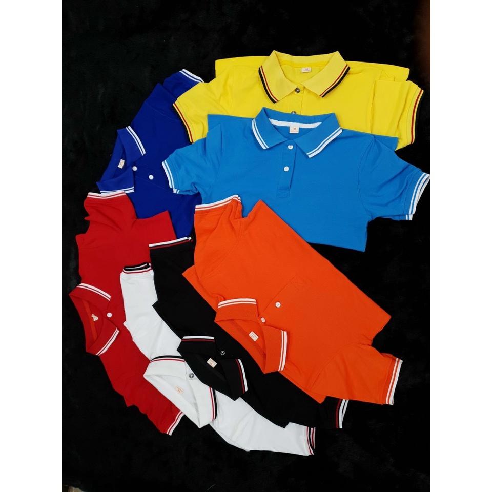 Áo thun đồng phục mặc nhóm, polo mặc đôi, công ty, họp lớp chất cá sấu poly cổ viền chất đẹp