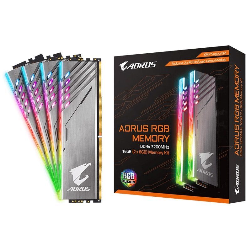 Kit ram Gigabyte Aorus RGB 16GB (2x8GB) DDR4 3200Mhz  - Hàng Chính Hãng