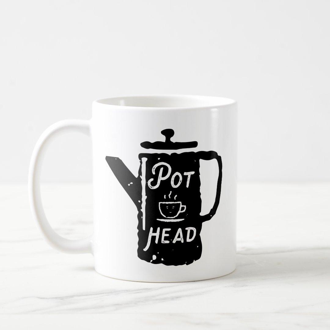Ly Cốc Sứ Cao Cấp hình Coffee Pot Head