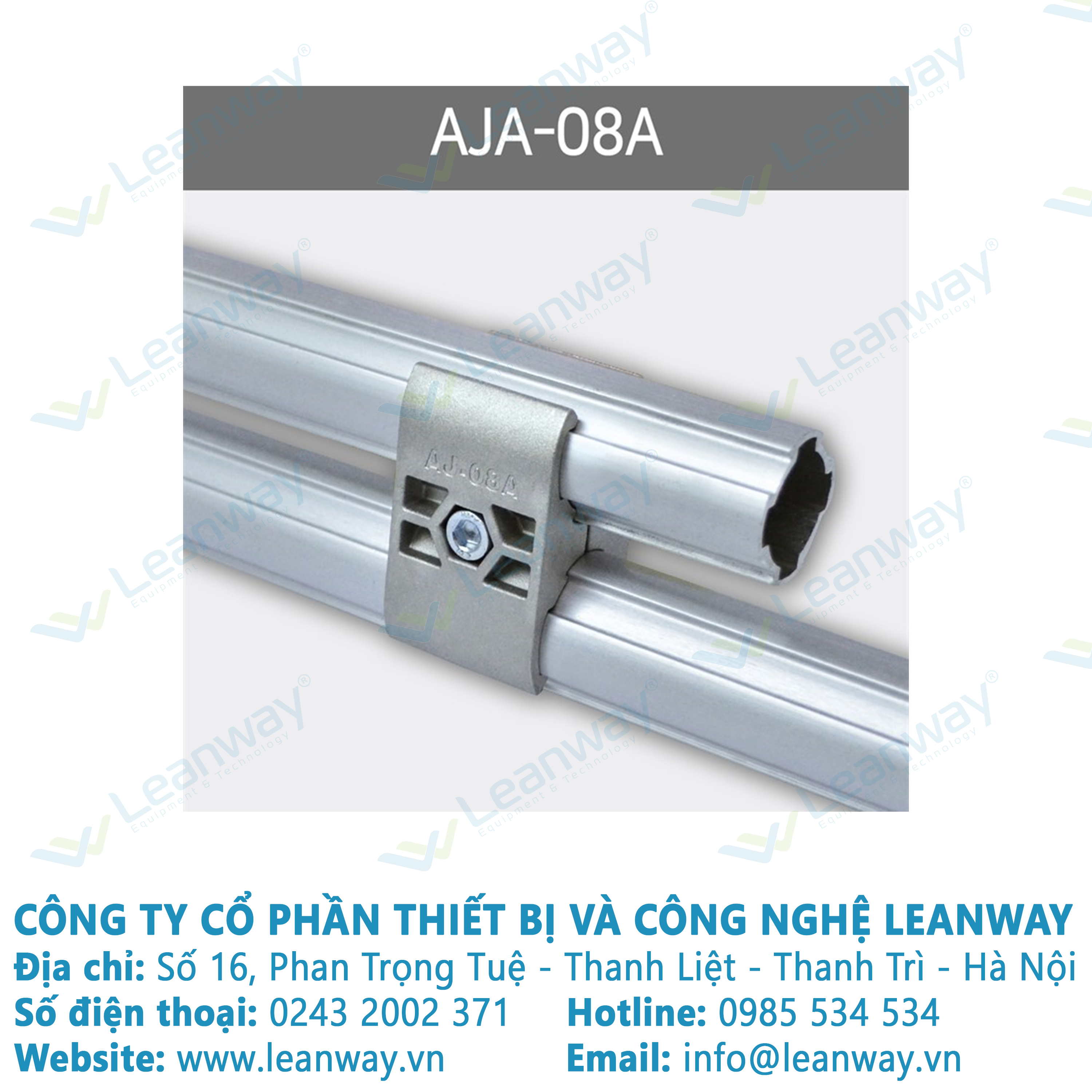 Khớp nối nhôm AJA-08A (Giá đã bao gồm VAT)