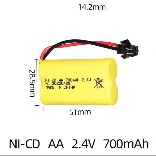 Pin sạc 2.4v 700mah đồ chơi xe điều khiển thiết bị điện giá sỉ