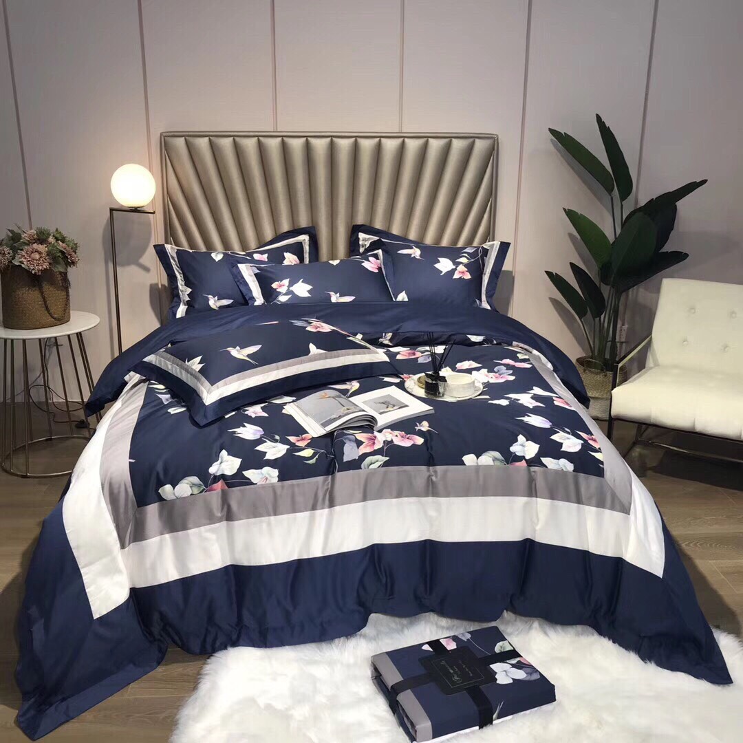 Bộ Chăn Ga Gối Tencel Thiên Nhiên Cao Cấp -HM05