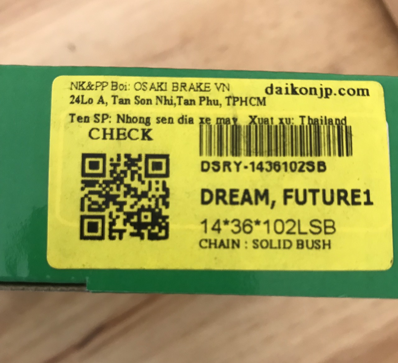 Nhông sên Thái cao cấp Dream, Wave, Future 1