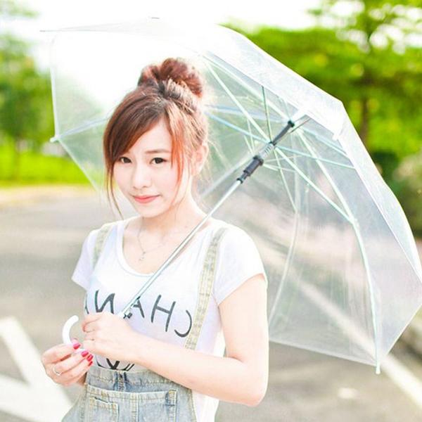 Dù Trong Suốt - Màu Trắng - Loại Tốt