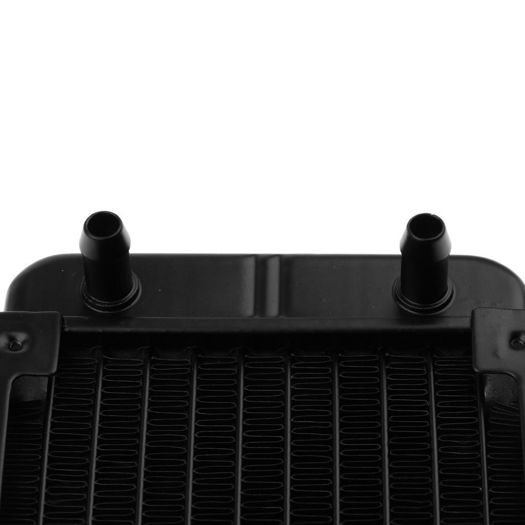 2 Pack 120mm 10Pipe PC Water Cooling CPU Cooler Row System Heat Exchanger Radiator