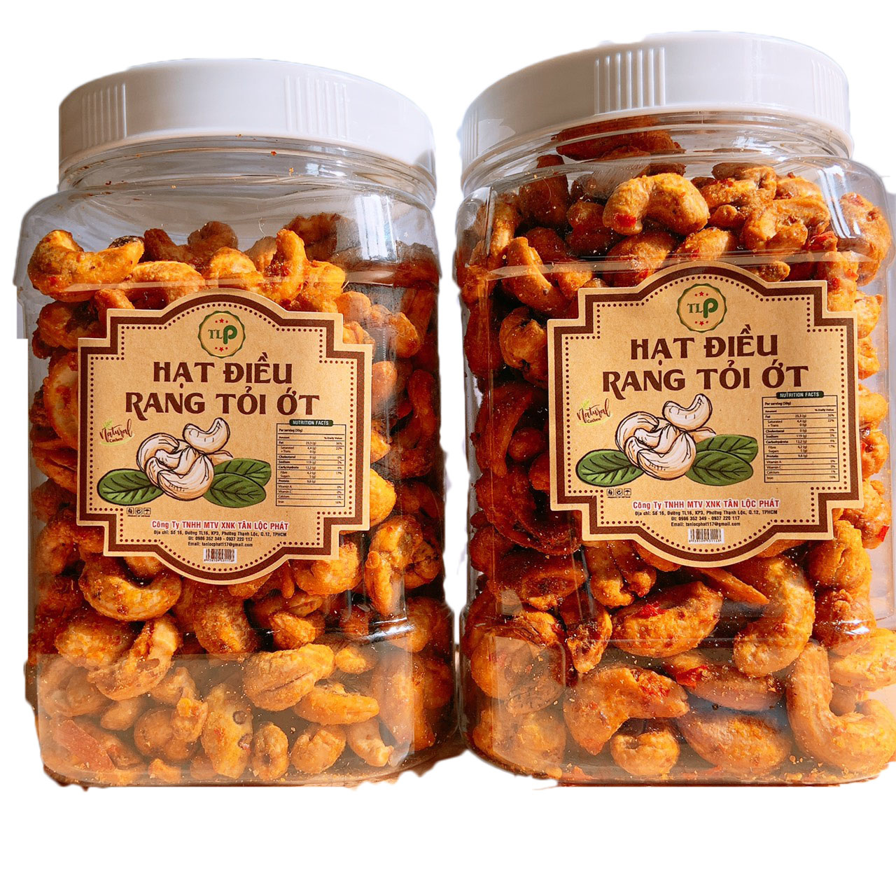 HẠT ĐIỀU RANG TỎI ỚT GIÒN NGON TLP - 1KG