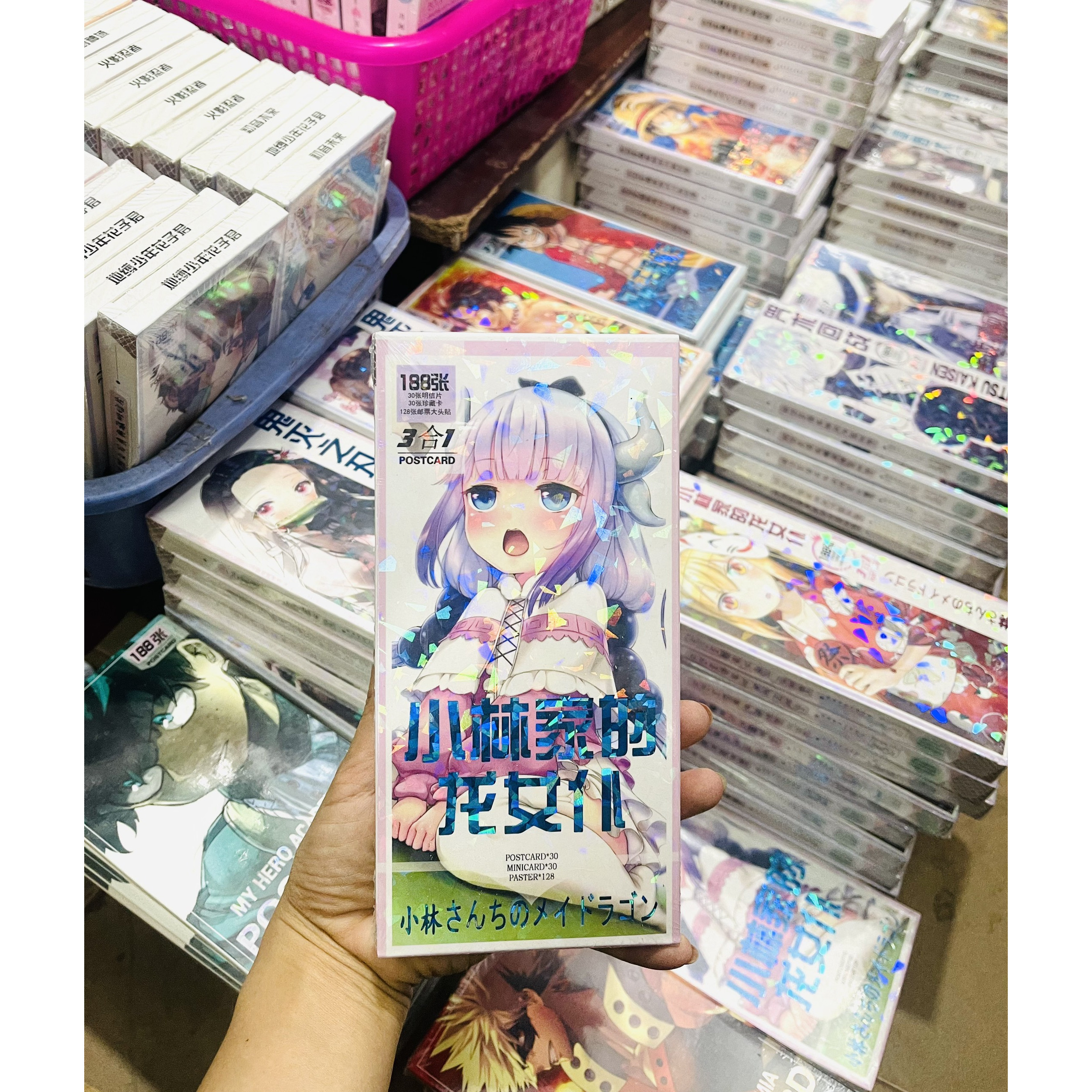 Postcard Kobayashi-san Chi no Maid Dragon hộp ảnh 188 ảnh to nhỏ
