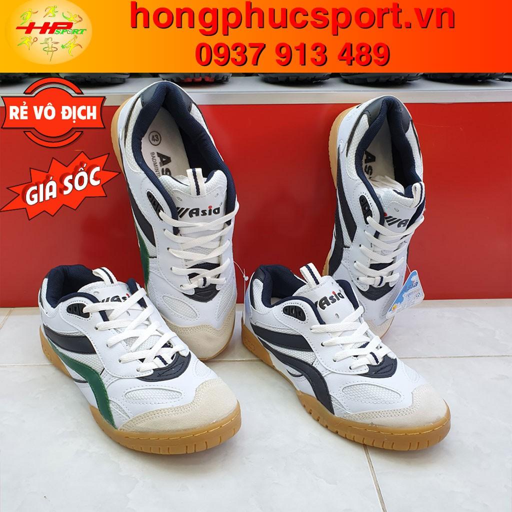 Giày cầu lông Asia, giày bóng chuyền Asia MCS02 trắng dùng cho các hoạt động thể thao chạy bộ, thể dục, dã ngoại