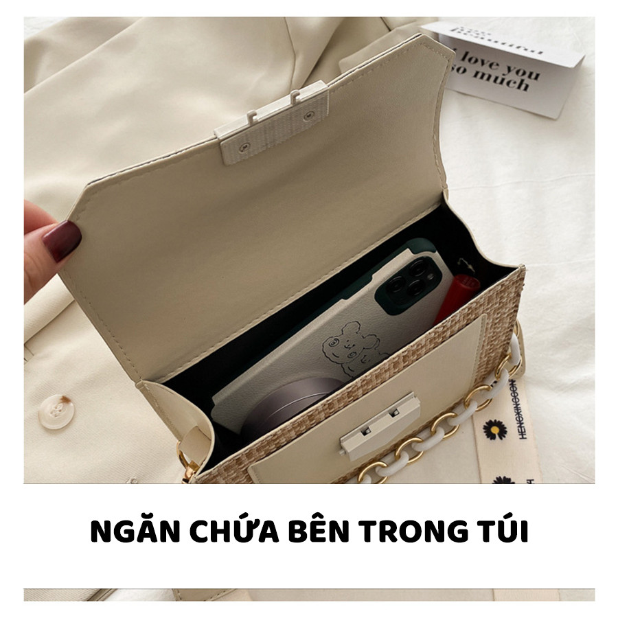 Túi Xách Đeo Chéo Màu Sắc Trẻ Trung Phong Cách Hàn Quốc - Mã TUI03