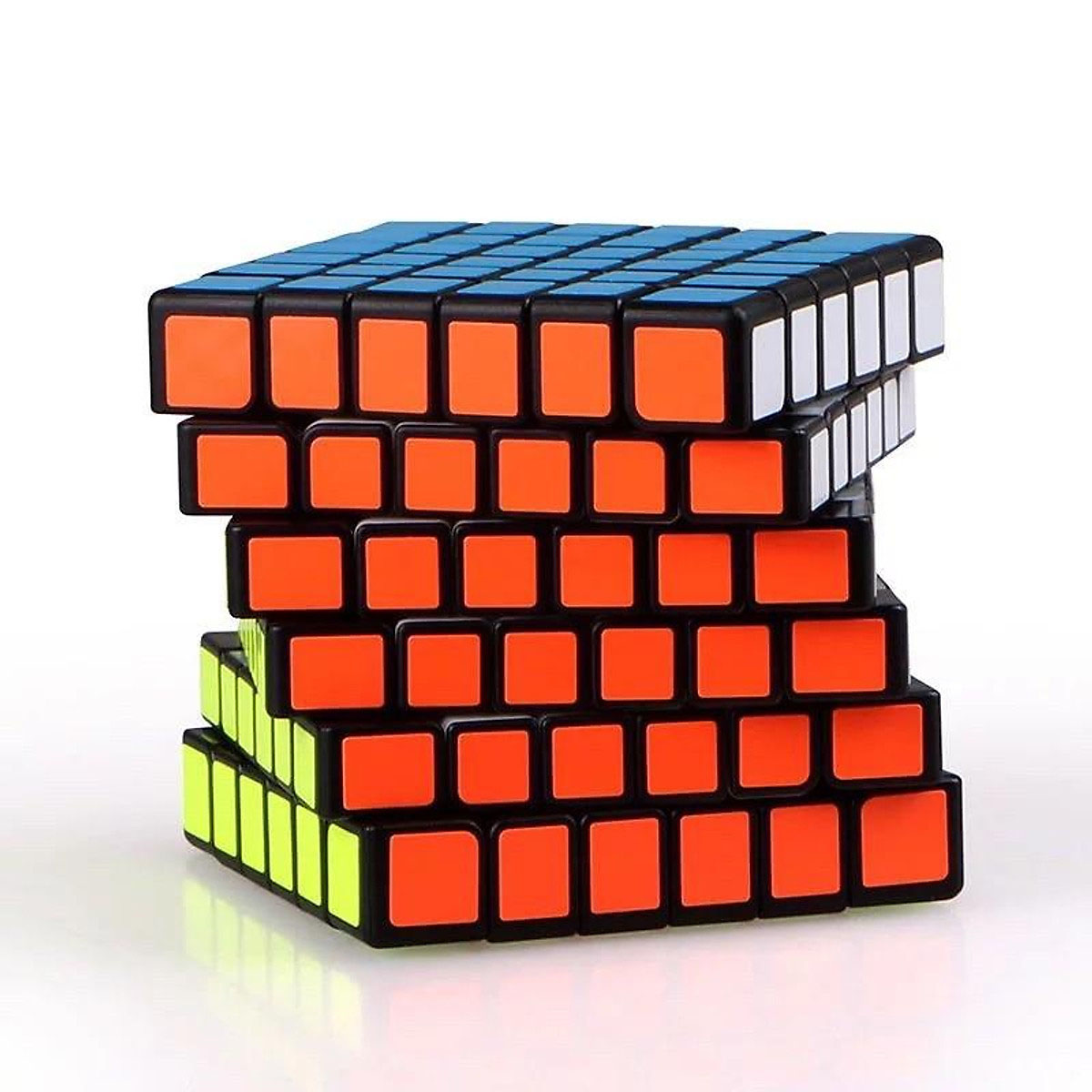 Rubik 6x6 viền đen cao cấp - Tặng kèm chân đế