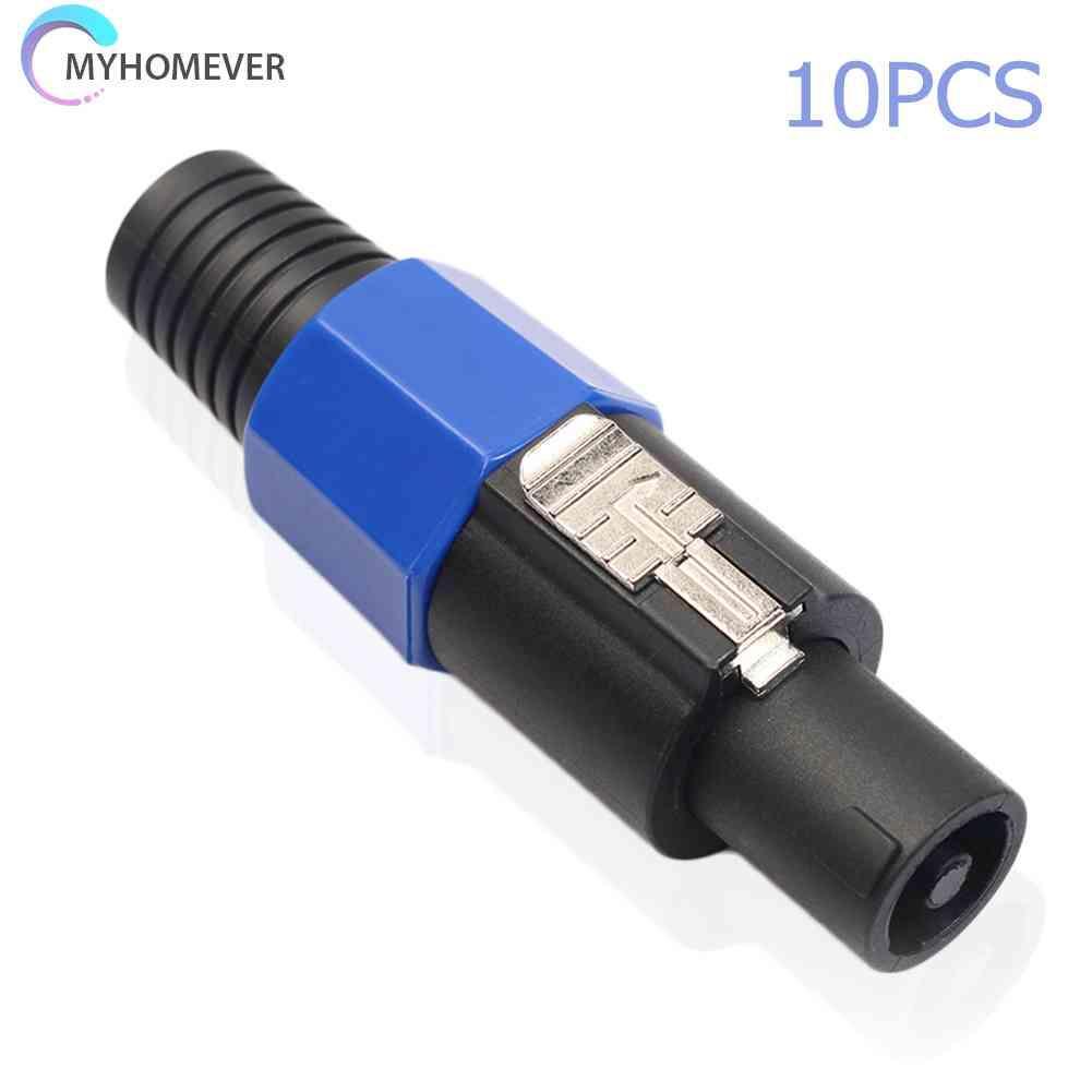 Set 10 Đầu Nối Dây Điện 4 Cực NL4FC 4Pin