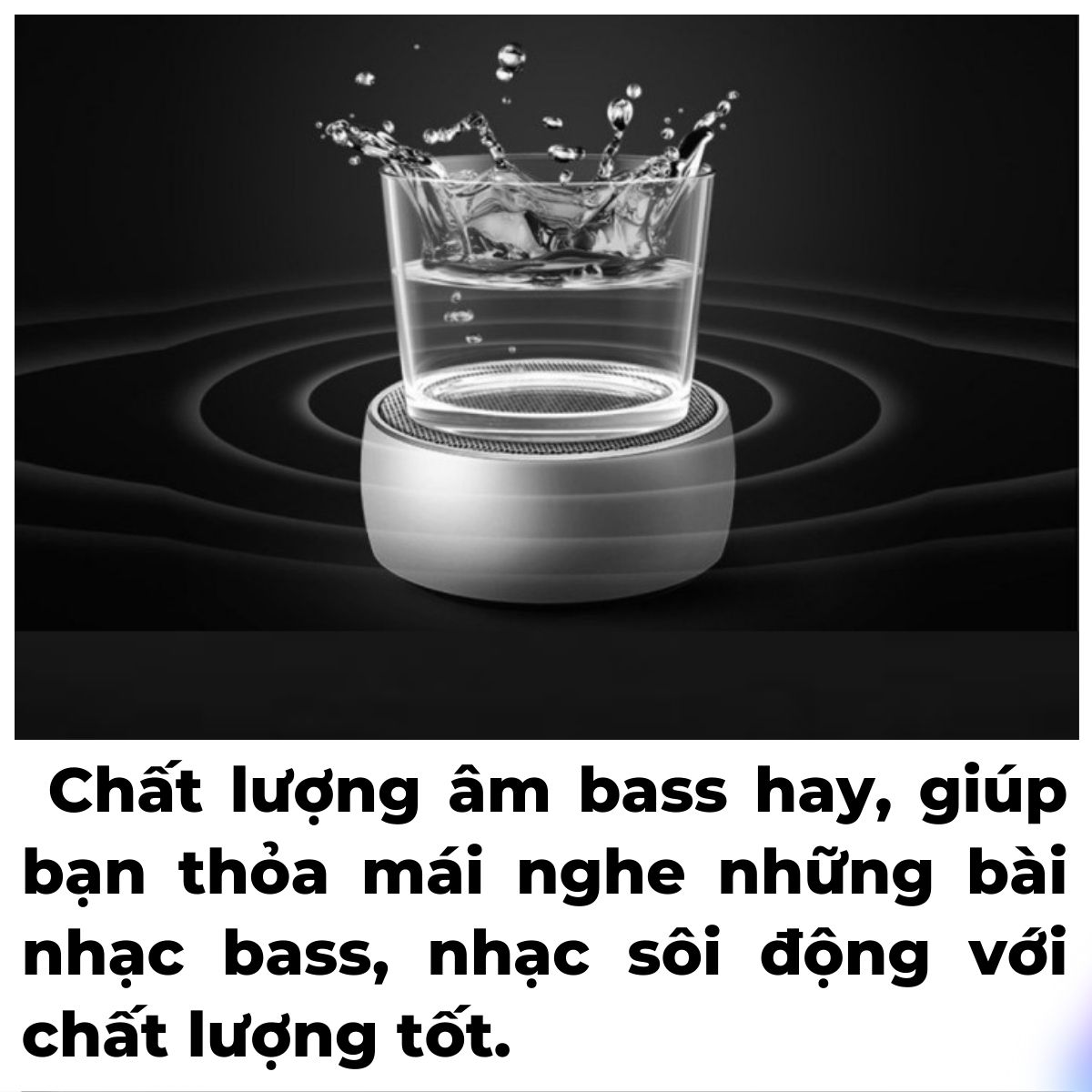 Loa Bluetooth Mini Nghe Nhạc Công Suất Lớn, Bass Mạnh, Có Khe Cắm Thẻ Nhớ, Giá Rẻ Cho Điện Thoại, Máy Tính,... BS.02