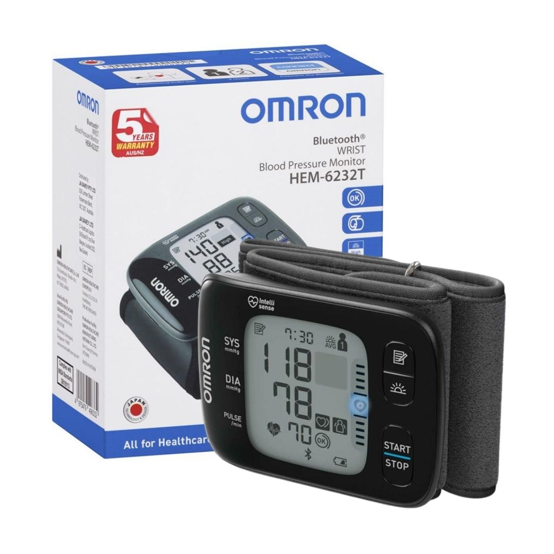 Máy đo huyết áp cổ tay OMRON HEM-6232T hàng chính hãng