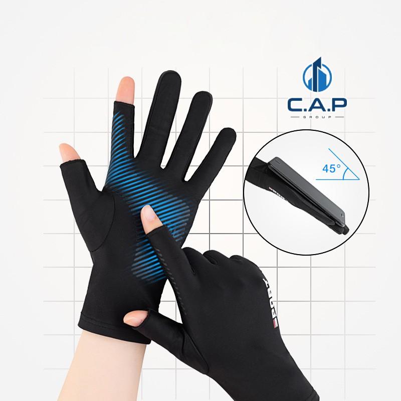 Găng bao tay chống nắng Nam Nữ ngắn và dài xỏ hở ngón thể thao SPORT chống tia UV chống trượt - CN0III6-0V2